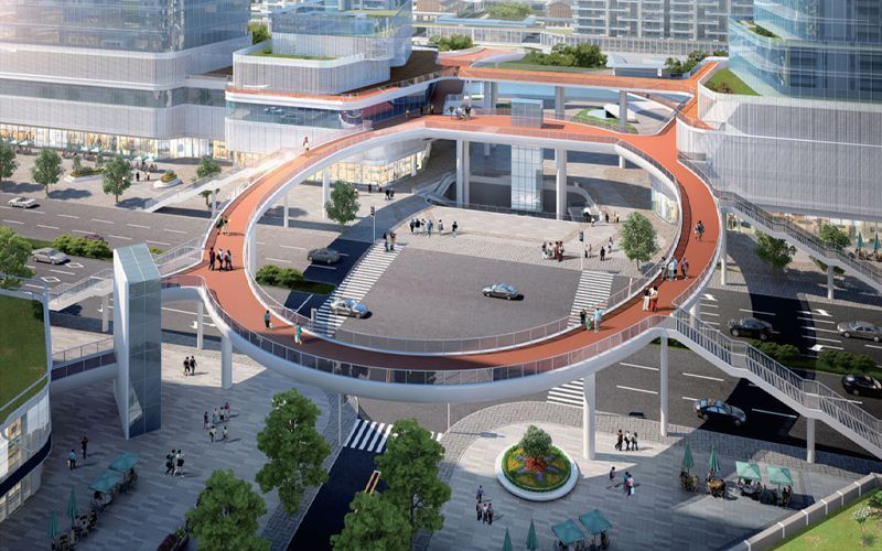 瓯海区霞坊路公共人行天桥工程